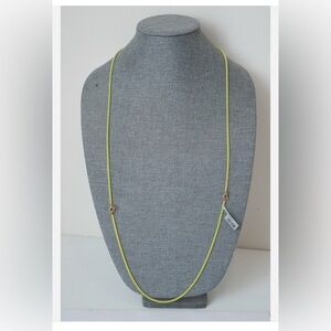 David Yurman Bel Aire Box Chain 41” Toggle Necklace in Neon Yellow